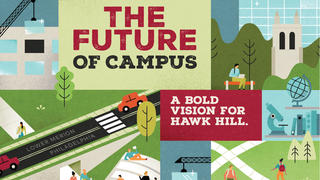 SJU Magazine Fall 2019 Magazine "The Future of Campus" cover