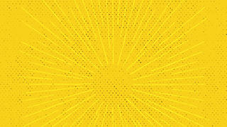 sunburst illustration in yellow with accents