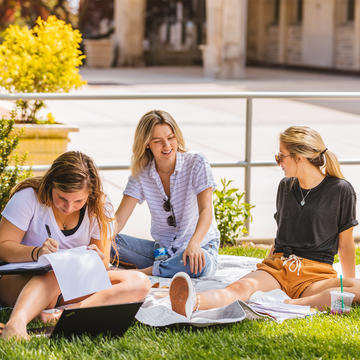 Undergraduate Students on Saint Joe's campus