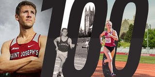 collage of saint joseph's university on a track