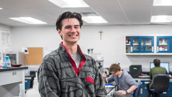 Christopher Saul '19 at Saint Joseph's University