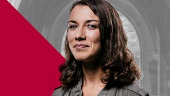 Elaine Estes, a student at Saint Joseph's University