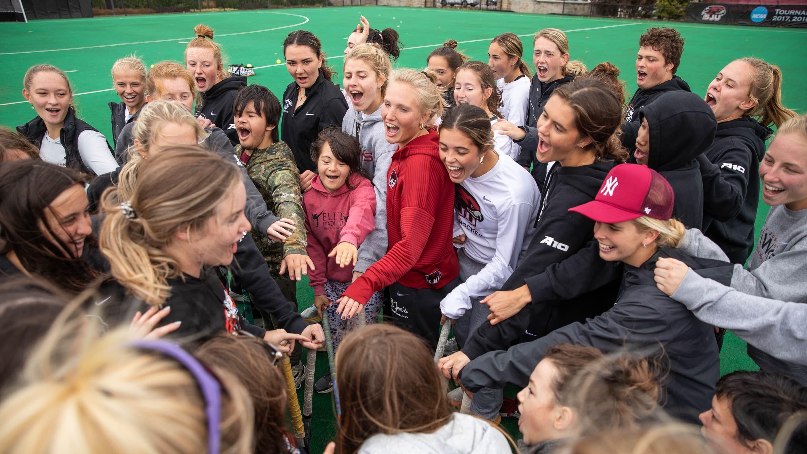 SJU Field Hockey Hosts First D1 Adaptive Field Hockey Clinic with PA