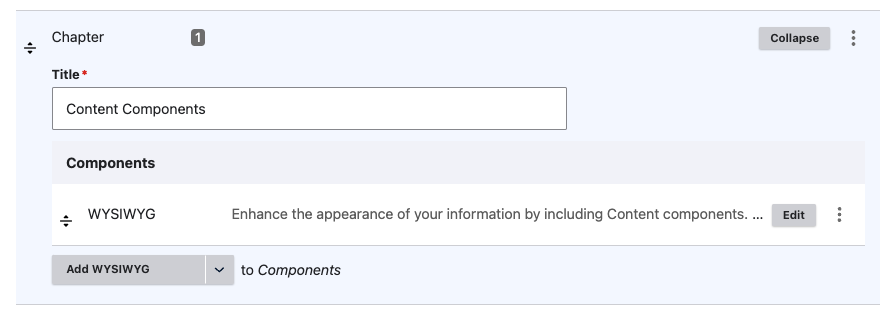 Drupal Chapter title screenshot