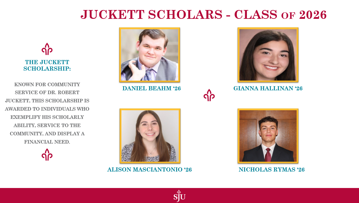 Juckett Scholars Class of 2026