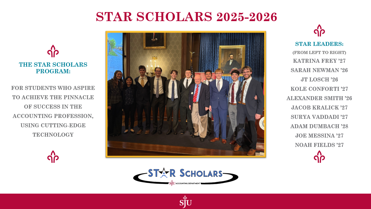 STAR Scholars Team - Class of 2025-2026