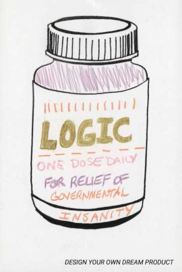 illustration of a bottle of logic