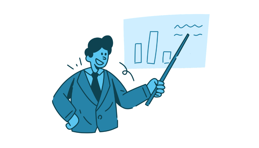 Man giving presentation