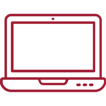 Icon of a laptop computer