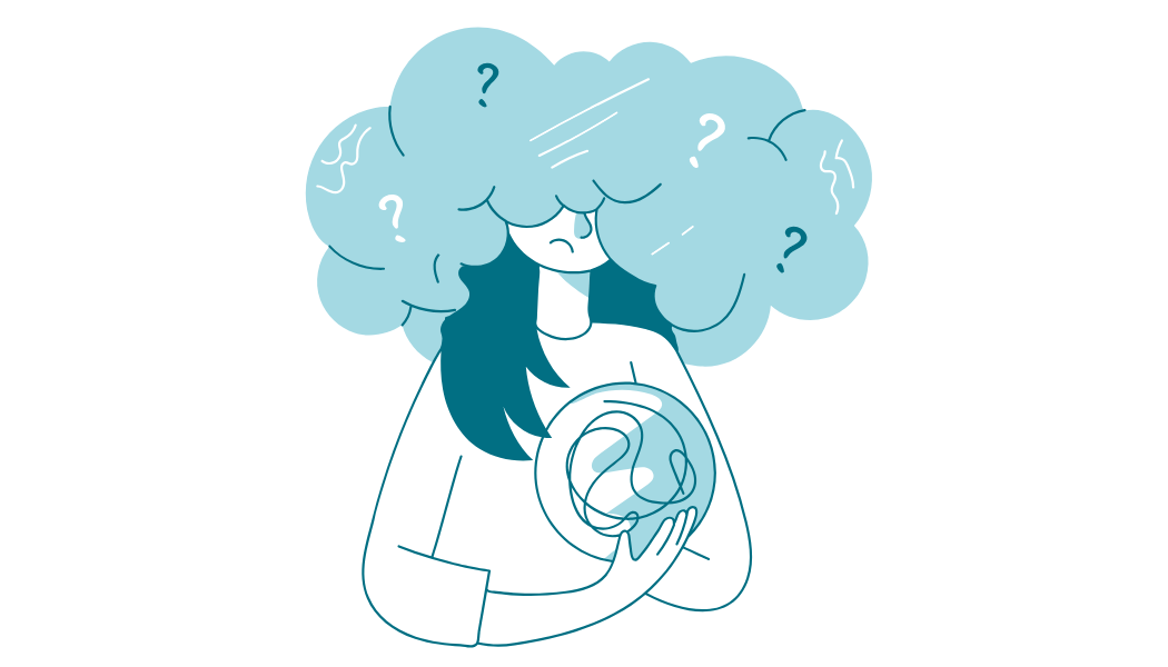 Woman looking for answers