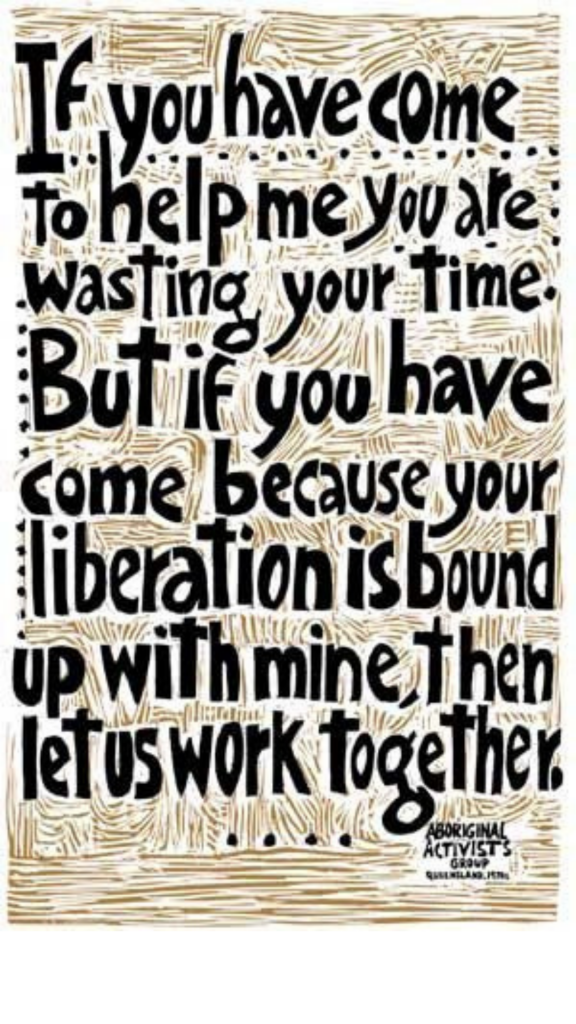 A proverb about working together