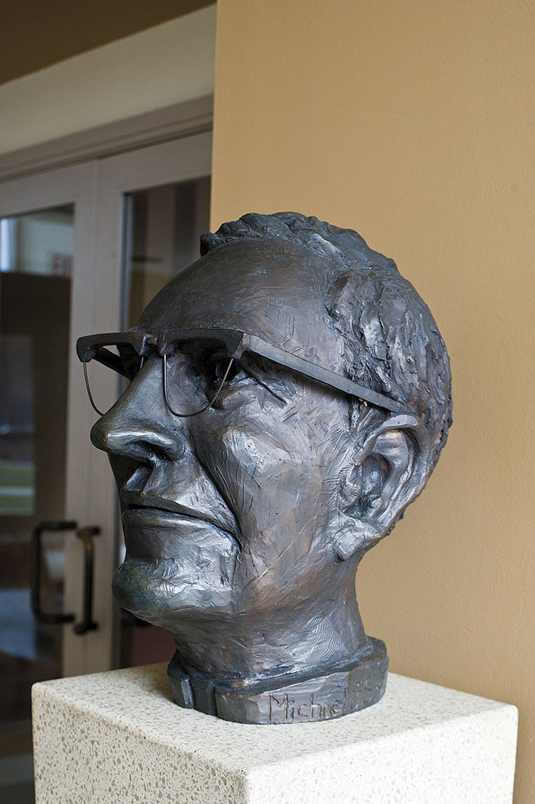 bust of Michael J. Smith, S.J. in the Chapel of St. Joseph