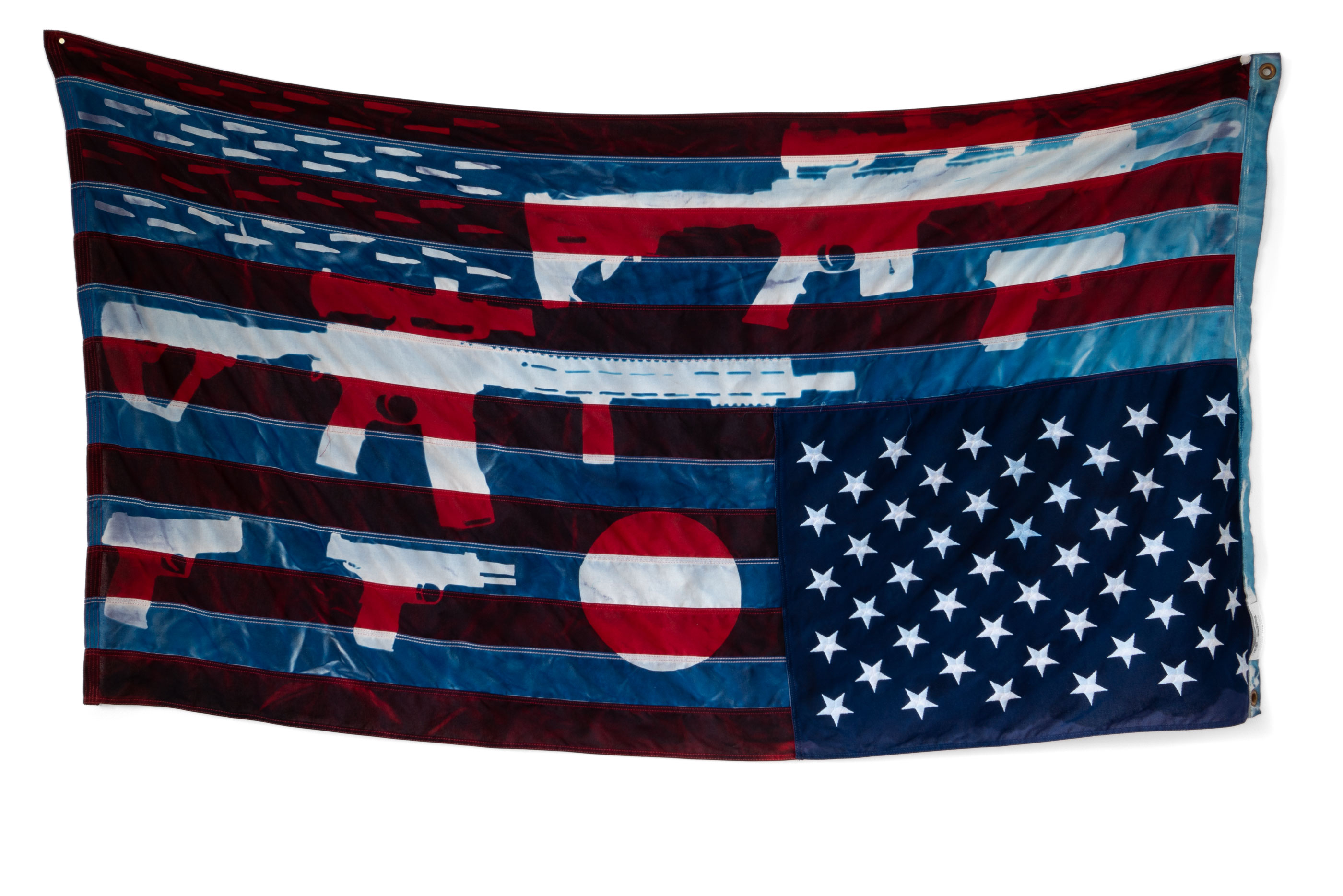 cyanotype flag