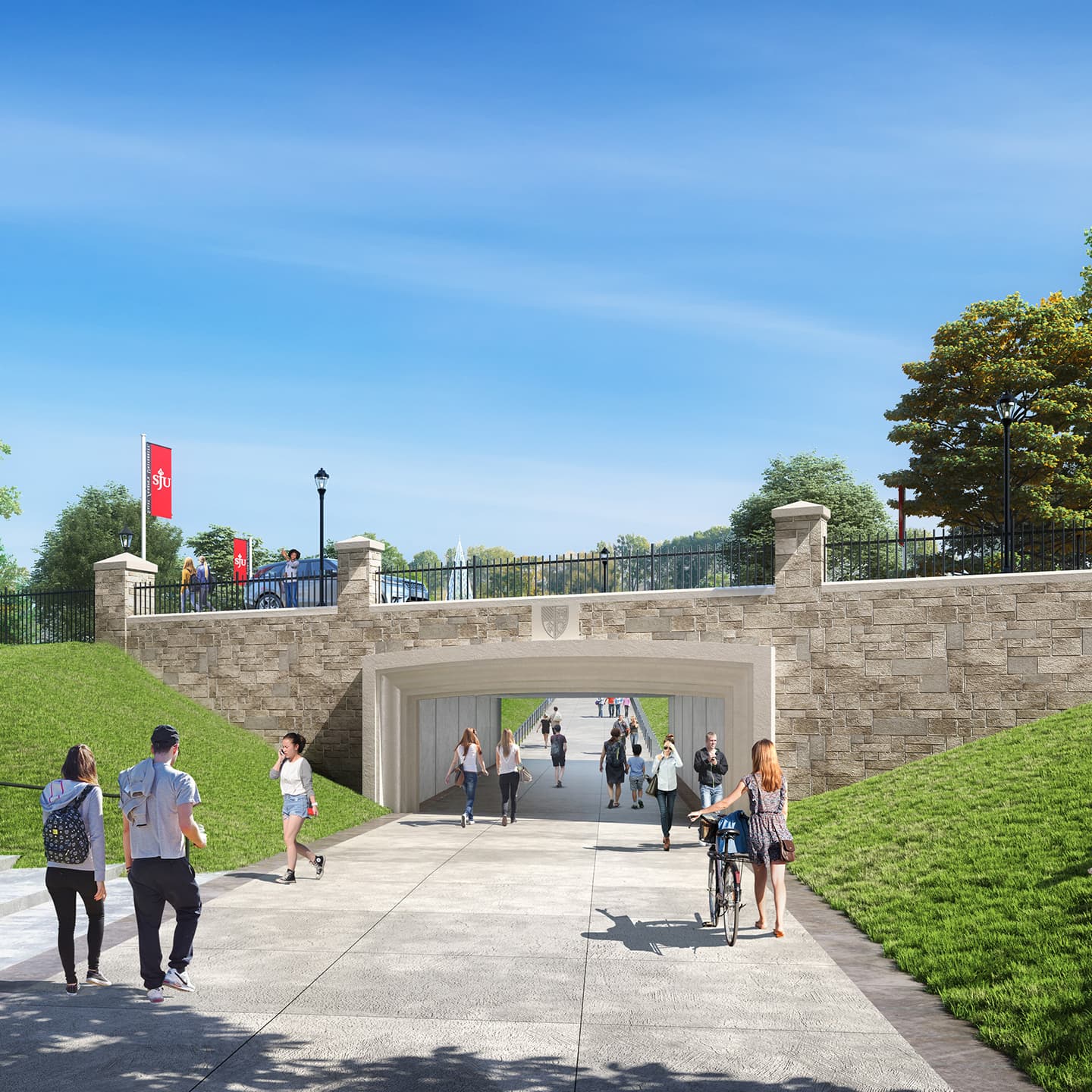 Saint Joseph University new Pedestrian underpass