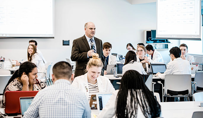 team based learning room at saint joseph's university