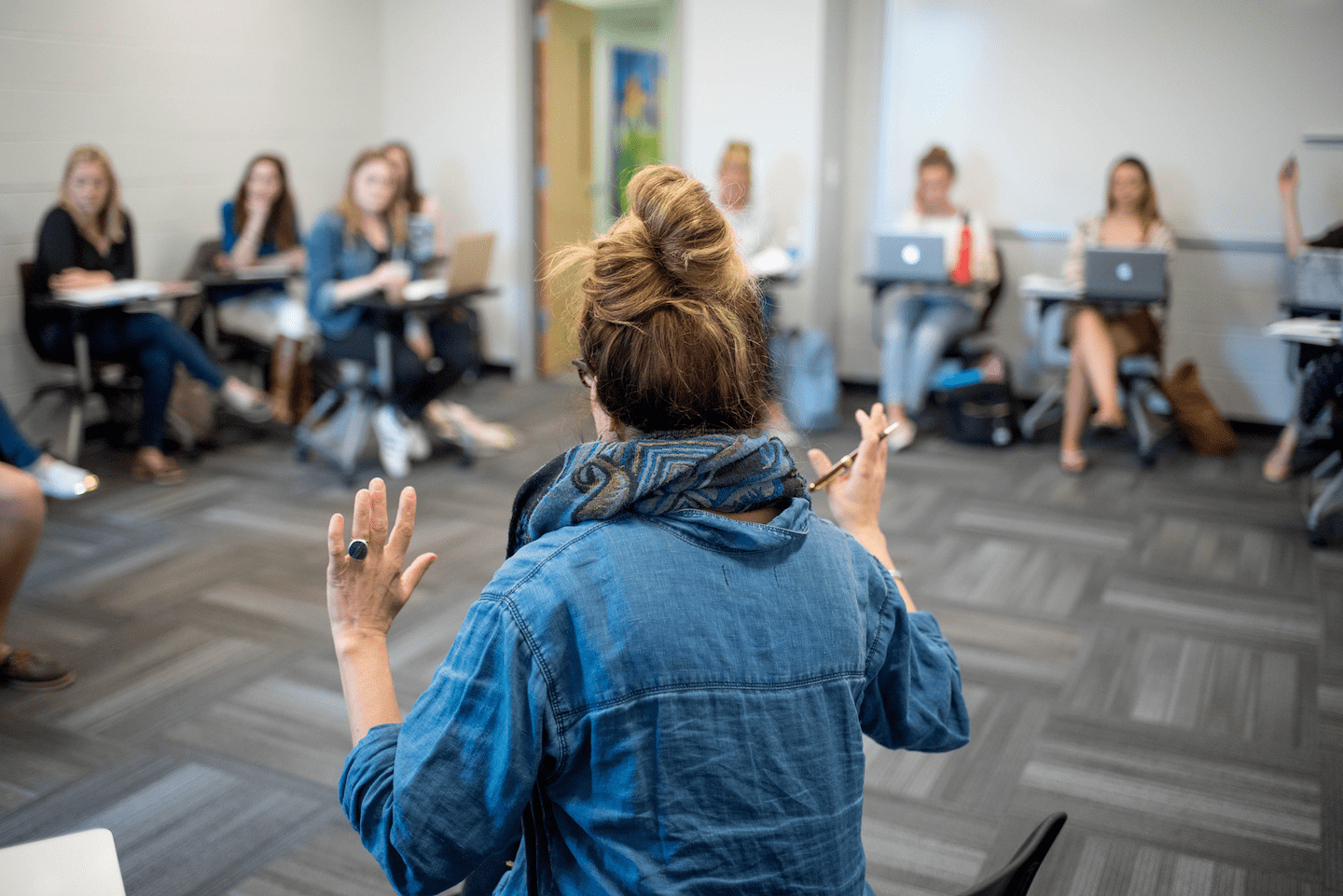 Tenaya Darlington Writing Studies classroom