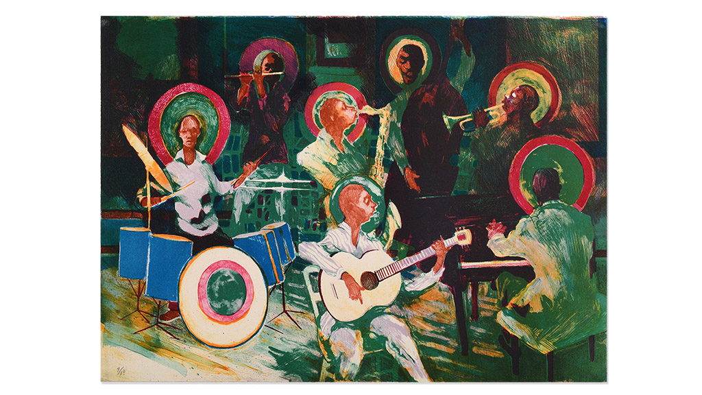 Blues Band cover art by Paul Keene