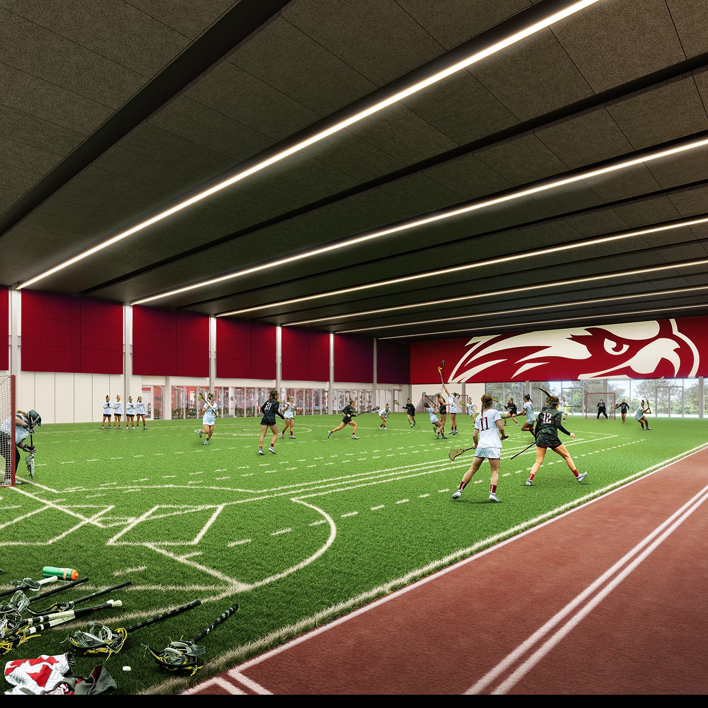 Maguire Athletic Center turf at Saint Joseph's University