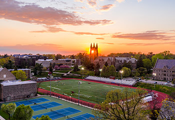 Aerial photo of Saint Joseph's athletics field