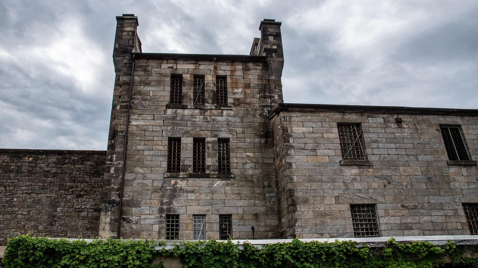 Philadelphia's Eastern State Penitentiary on a cloudy day