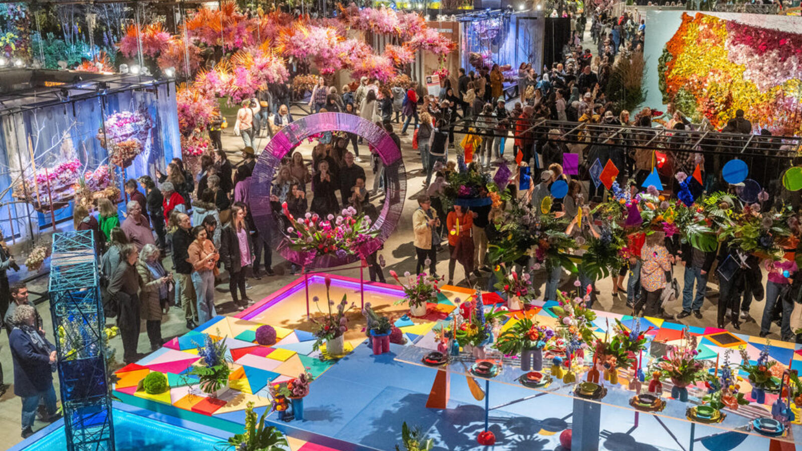 Flower show at Pennsylvania Convention Center