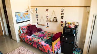 mcshain hall dorm room at saint joseph's university