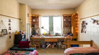 mcshain hall dorm room at saint joseph's university