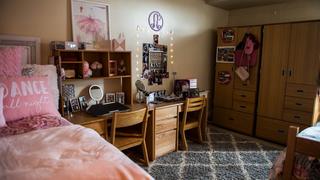 lafarge hall dorm room at saint joseph's university