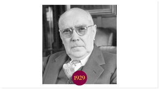 Eli Lilly, a generous benefactor who helped ensure USciences' survival during the Great Depression