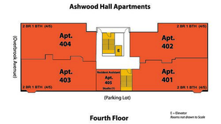 ashwood apartments fourth floor plan