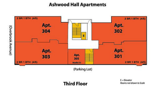 ashwood apartments third floor plan