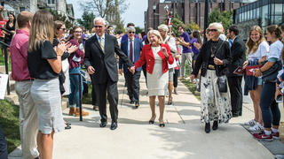 The Maguires were the honored guests at the 2017 Mass of the Holy Spirit, which included a celebration of their historic $50 million gift to Saint Joseph's.