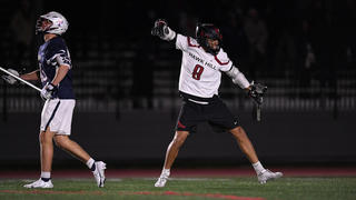 Saint Joseph's University's men's lacrosse player Levi Anderson