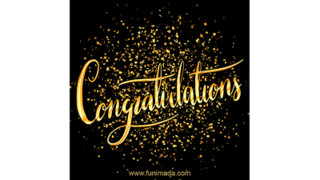 image with text saying congratulations