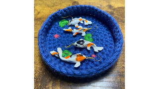 crochet koi pond