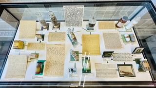 Herbs of Heritage: entire display, installation view
