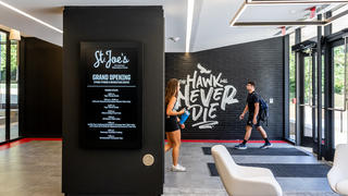 O'Pake's renovated lobby on grand opening day