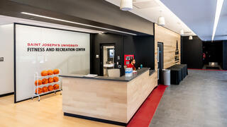 O’Pake Fitness and Recreation Center interior photo of welcome desk