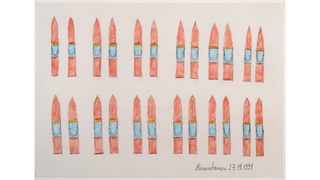 drawing of skis