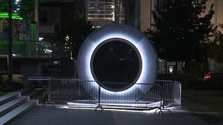 Portal Art Exhibit in Philadelphia's Love Park