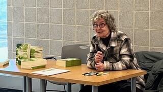 Sr. Margaret Scott at Book Signing
