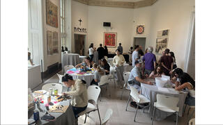 Hawkfest in the museum