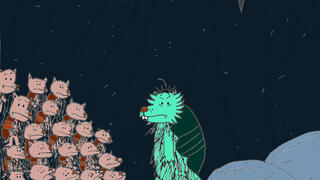 Capellini Ink Drawing 