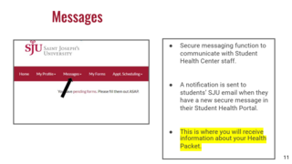 Health Portal Overview 11