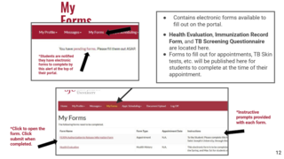 Health Portal Overview 12