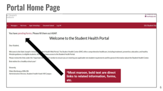 Health Portal Overview 6
