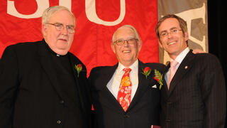 2010: Nicholas S. Rashford, S.J., at The Erivan K. Haub School of Business Hall of Fame.