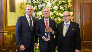 John Morrissey, Jerry Sweeney and Dean Joe at REC Luncheon