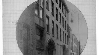 Front entran ce to Old Saint Joseph's Church on Willings Alley