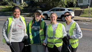 students community clean up
